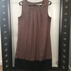 LOFT Ann Taylor 2 tone sleeveless dress Size 10
